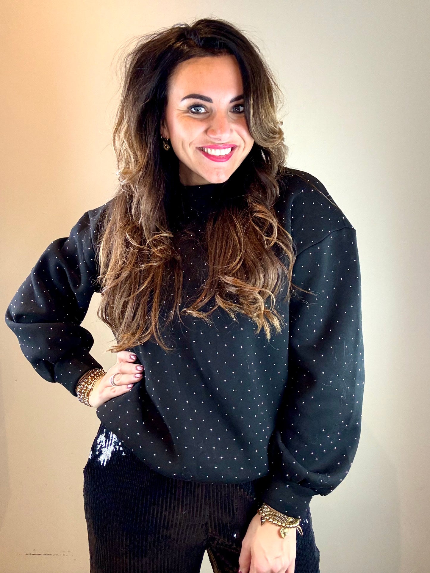 Sweater BRITTA zwart
