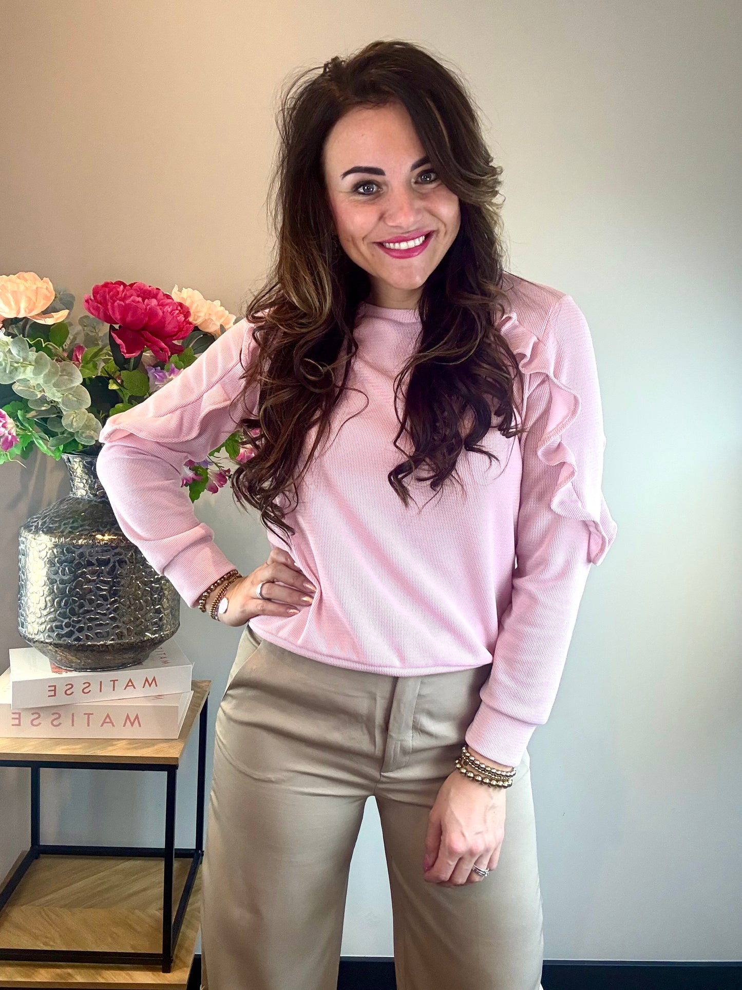 Shirt MORENA licht roze