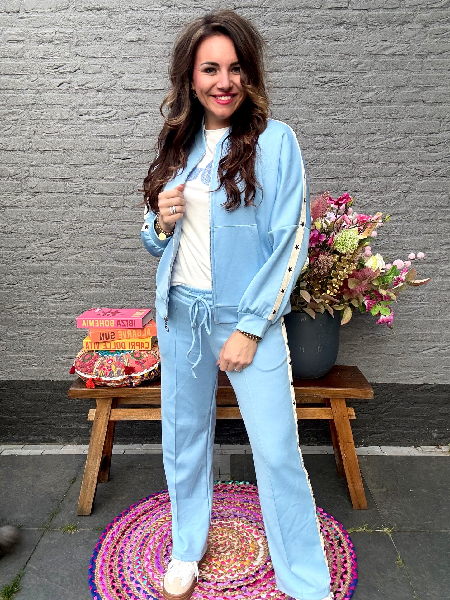 Broek STARS blauw