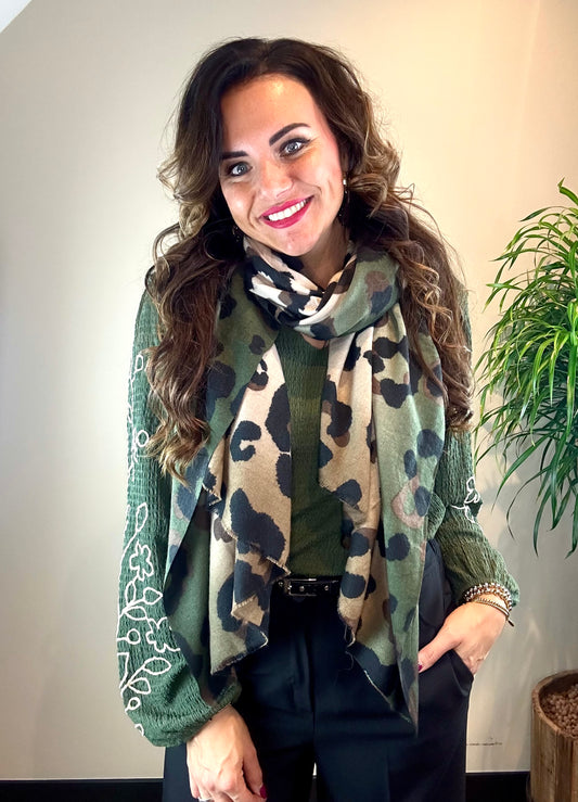 Sjaal SH69988 - GREEN