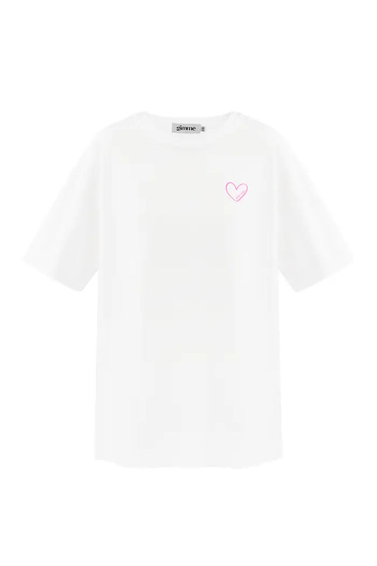 T-shirt mon cheri - wit