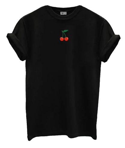 Shirt CHERRY rock fit zwart