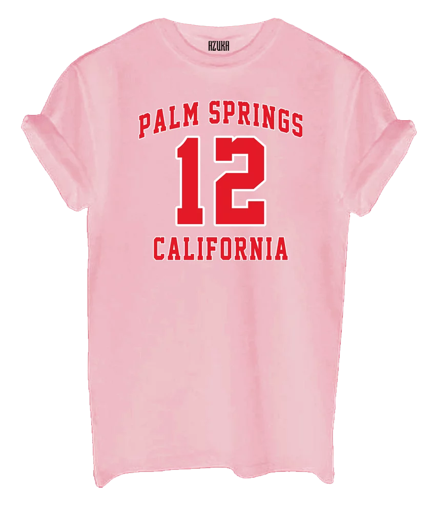Shirt PALM SPRINGS rock fit baby pink