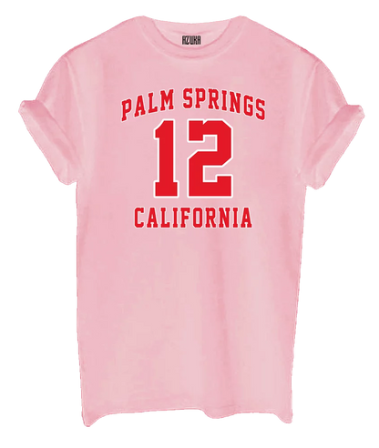 Shirt PALM SPRINGS rock fit baby pink