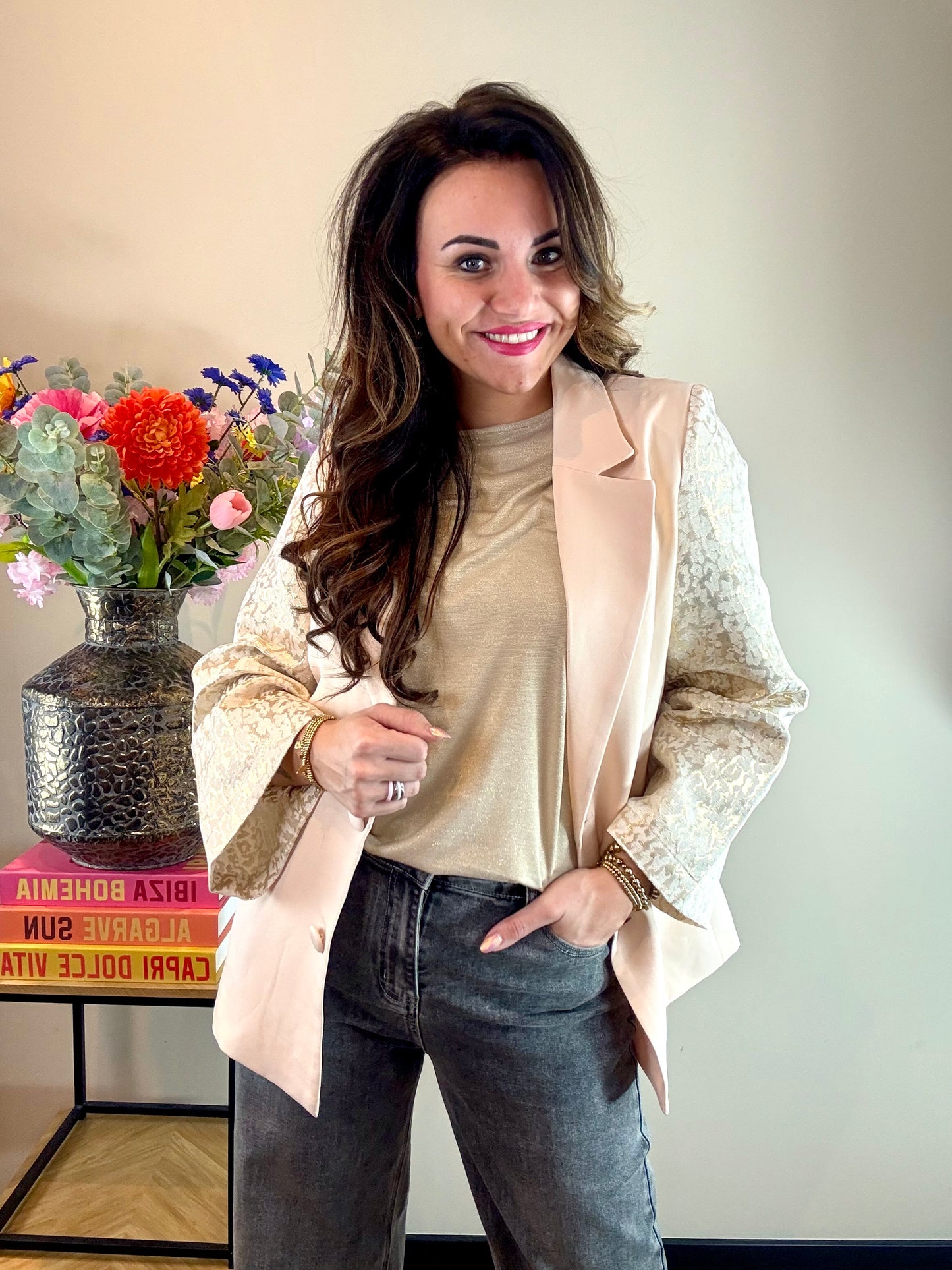 Blazer VICTORIA creme
