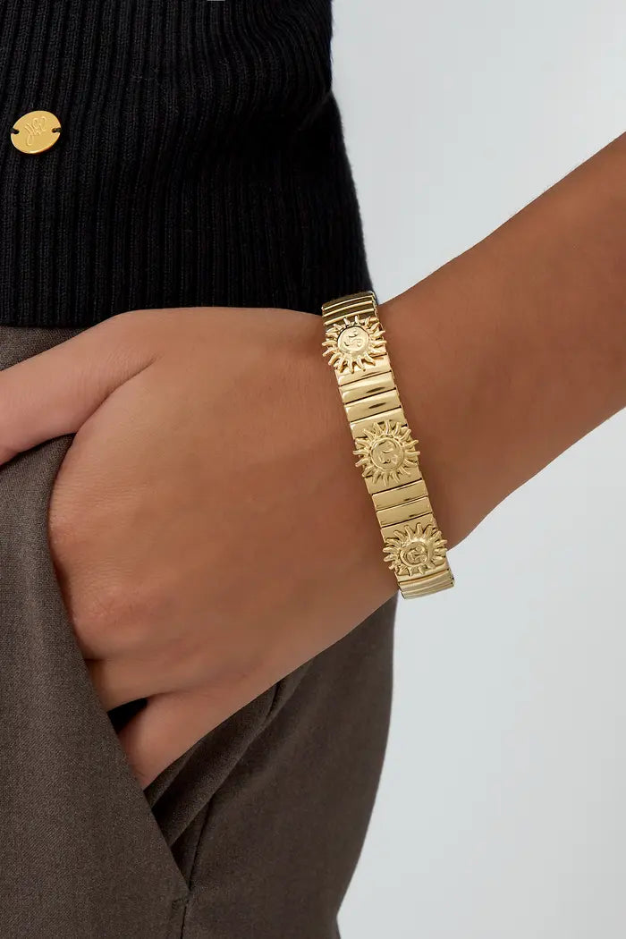 Armband Glow with the flow armband - goud