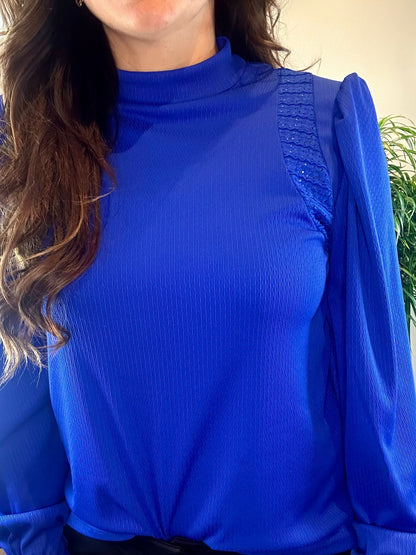 Shirt BONITO cobalt blauw