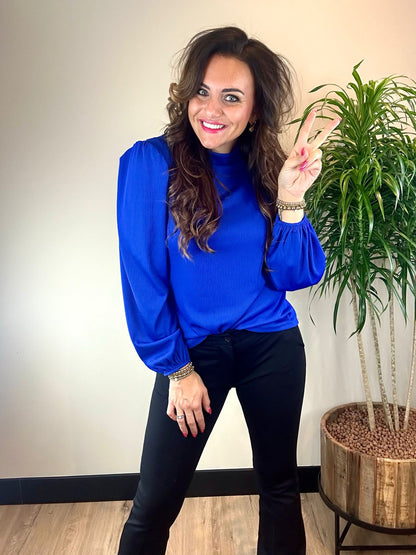 Shirt BONITO cobalt blauw