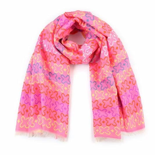 Sjaal SH69821 - FUSHIA