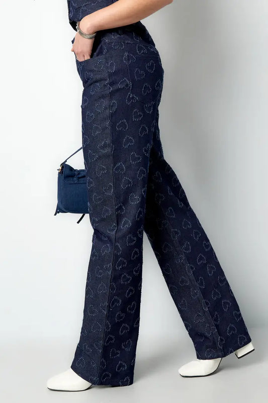 Jeans HEARTSY blauw