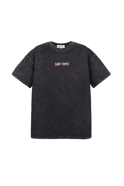 T-shirt SAINT TROPEZ donker grijs