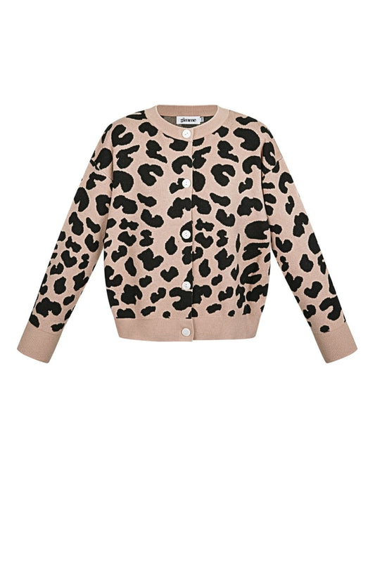 Vest LEOPARD beige - mommy