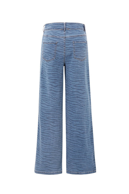 Jeans zebra - dames