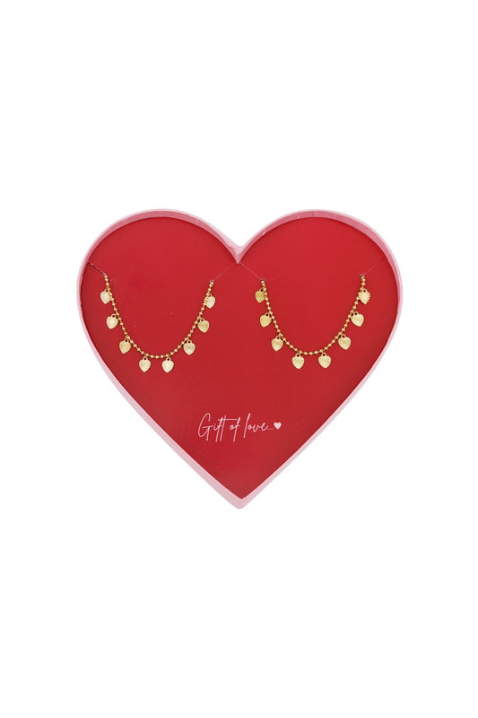 Gift of love Stainless steel mini hartjes Armbanden - Goud kleur