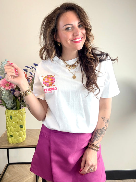 Trendy kort broekje fuchsia