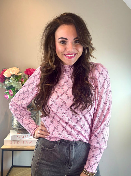 Shirt SIZO licht roze
