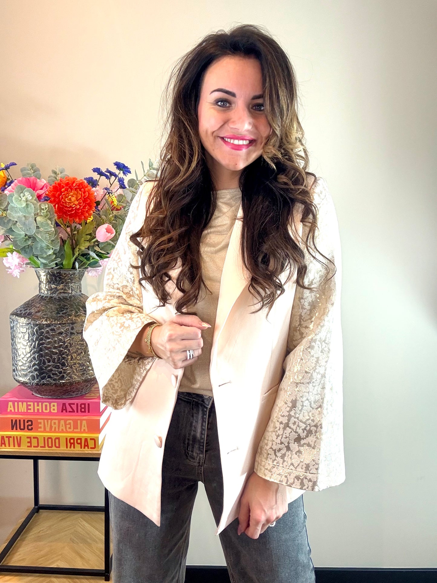 Blazer VICTORIA creme