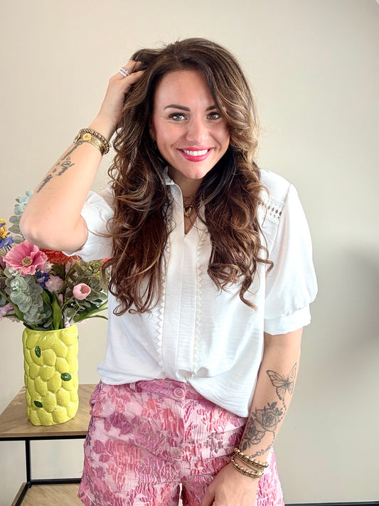 Blouse LORESSA wit