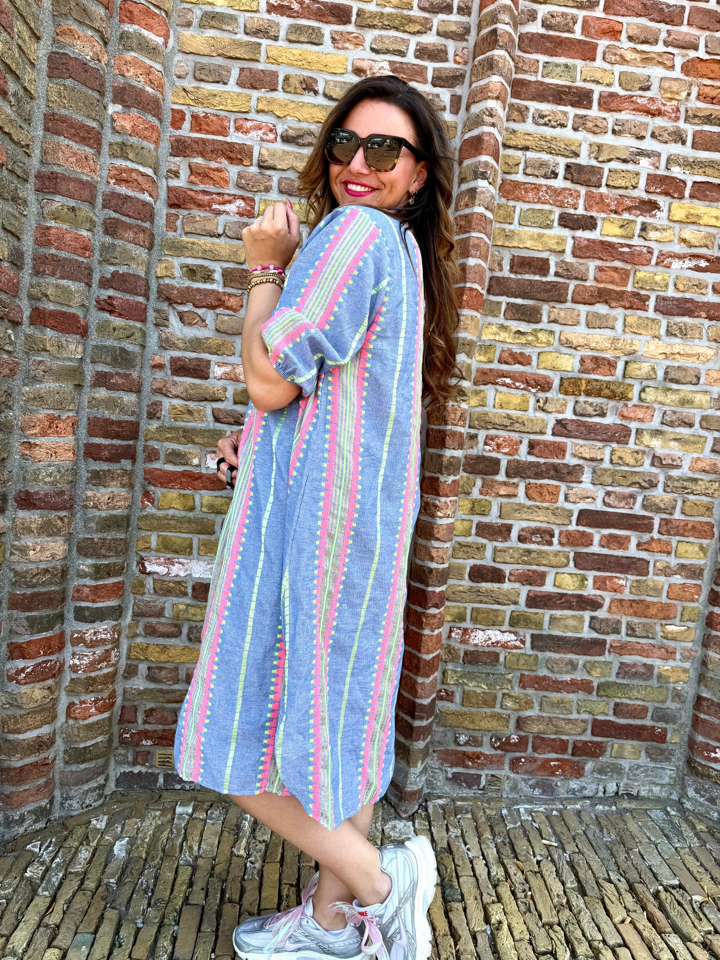 Jurk MANORCA blauw
