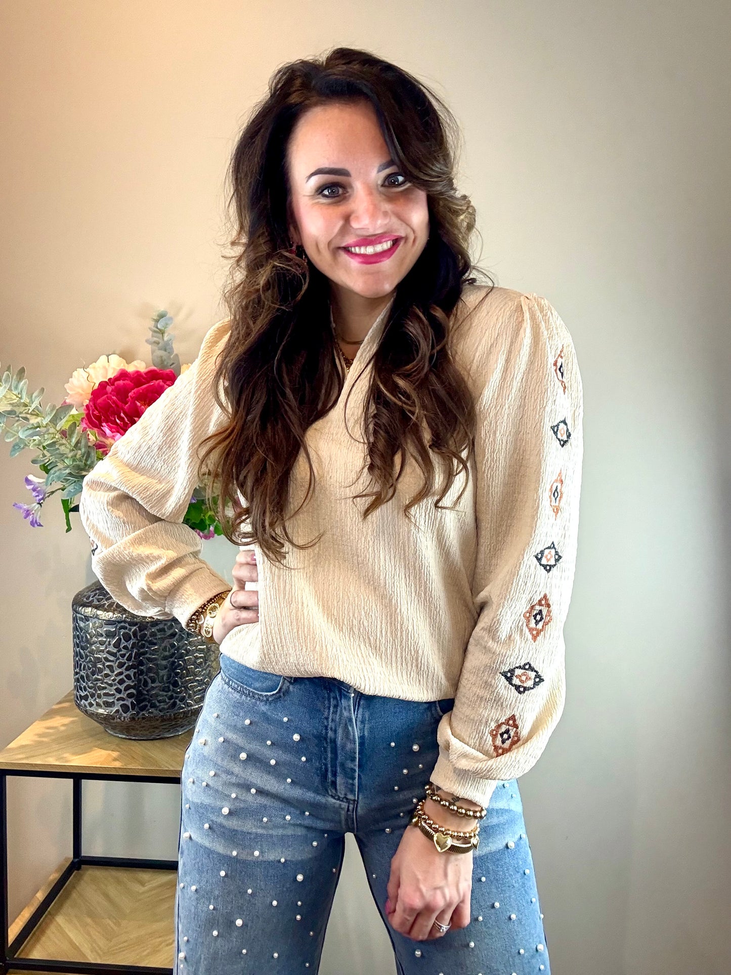 Blouse WESTA beige