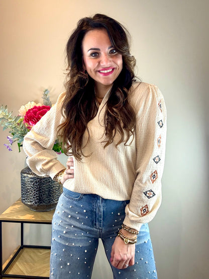 Blouse WESTA beige