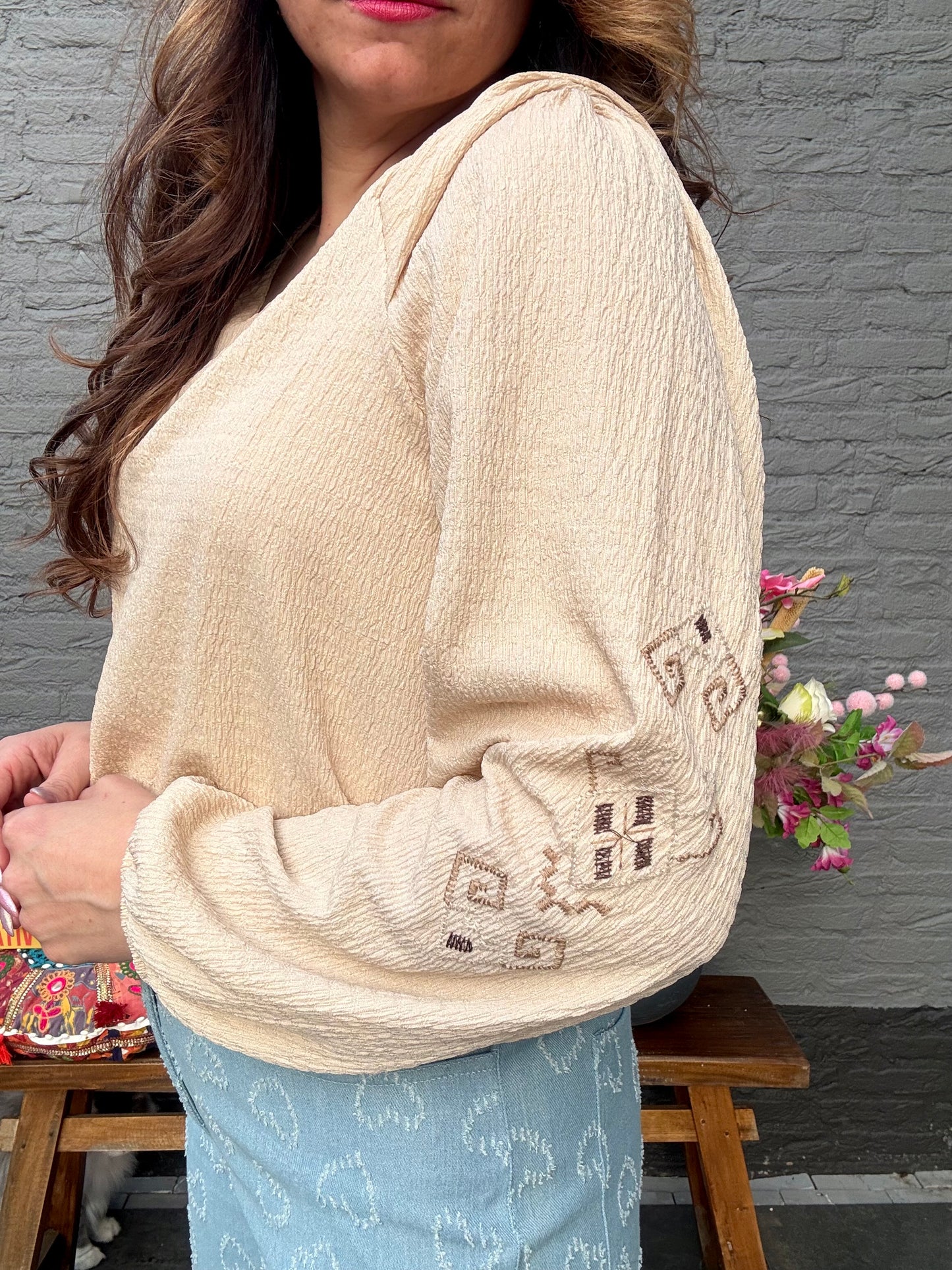 Blouse MOFIEN beige