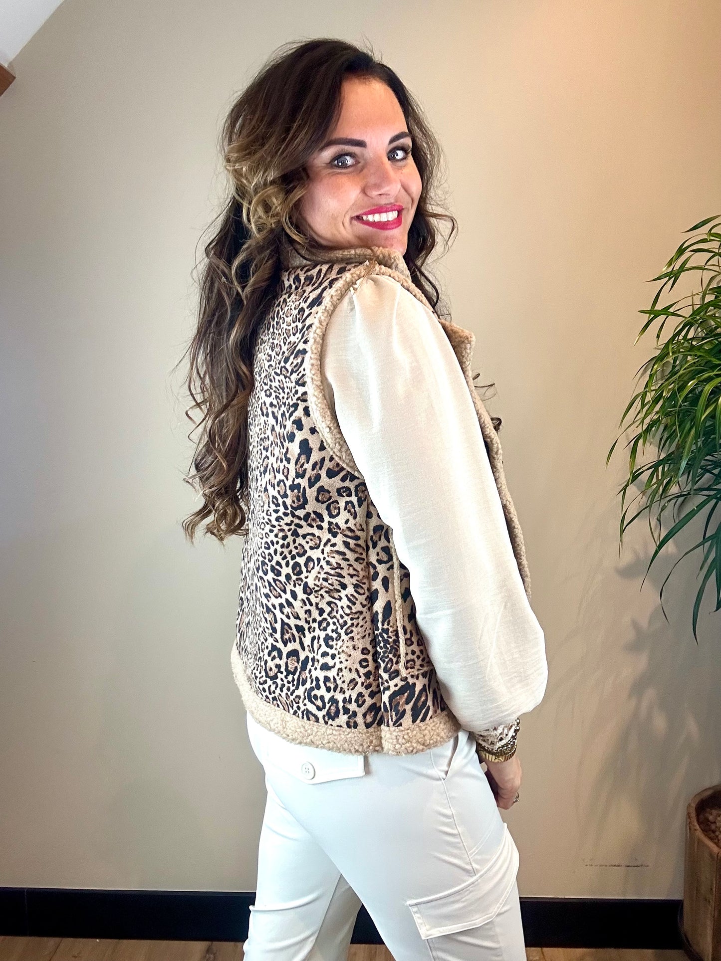 Gilet LAMMY leopard