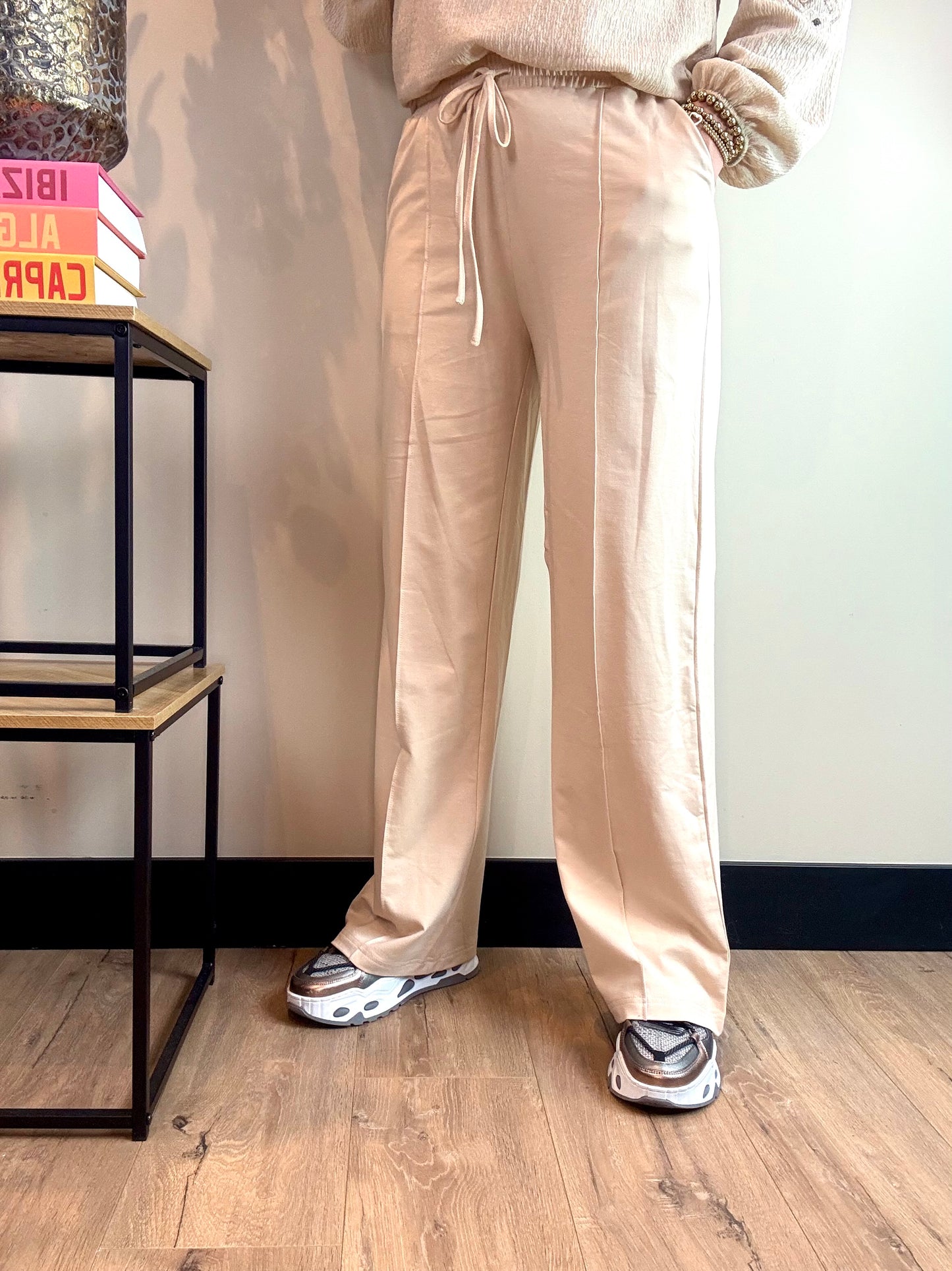 Comfy broek TESKA beige