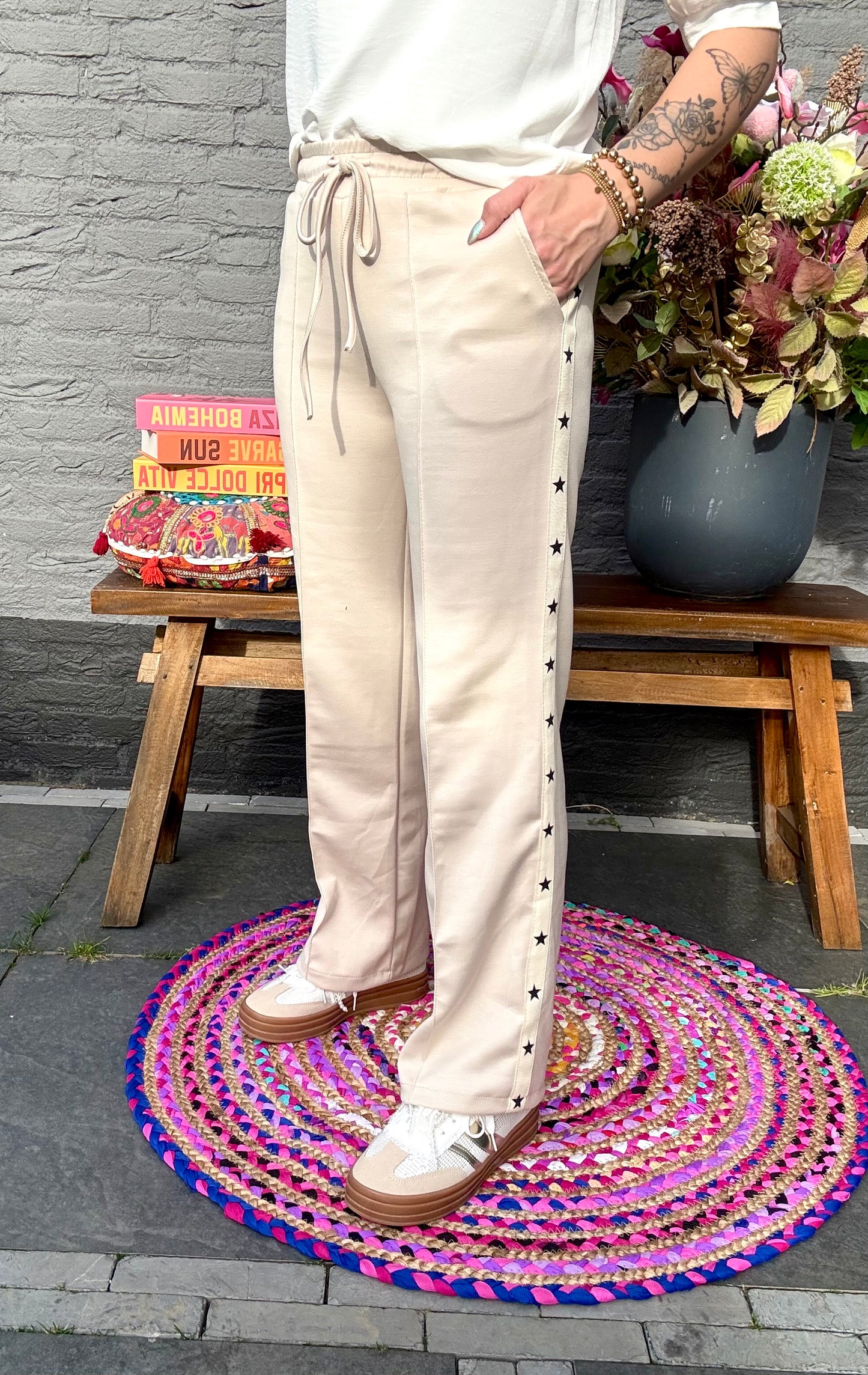 Broek STARS beige
