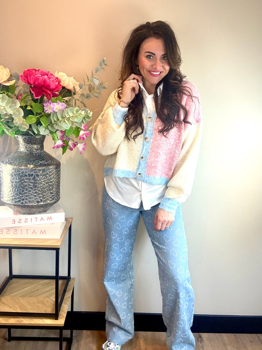 Jeans HEARTSY licht blauw