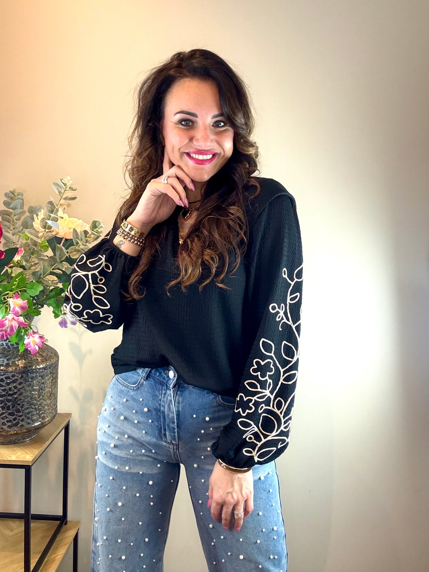 Blouse FIXXY zwart